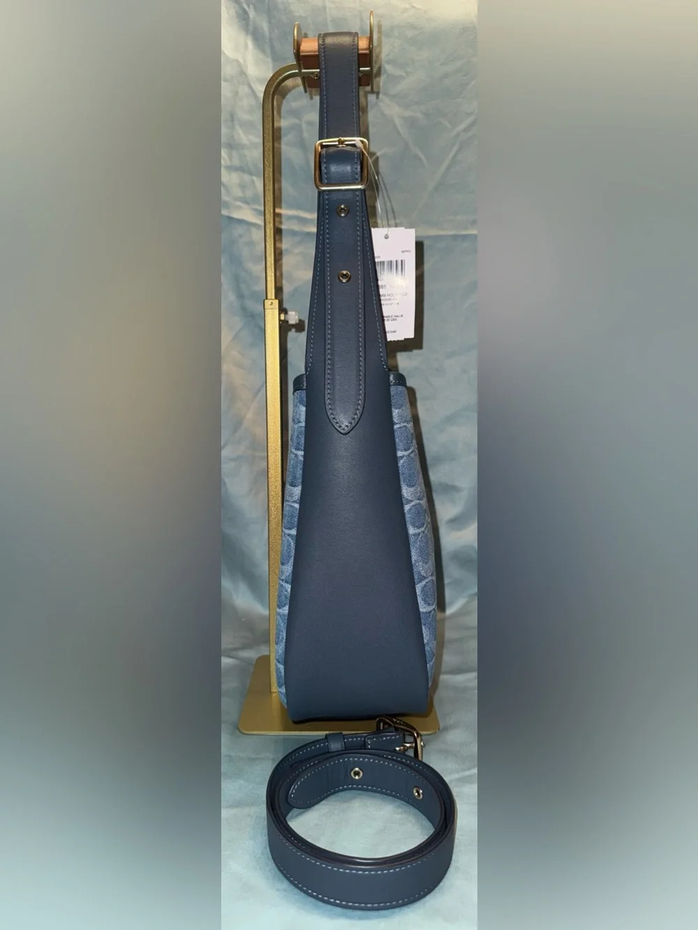 Coach CDB98 Hadley Convertible Crossbody Bag in Signature Denim - Picture 7 of 15